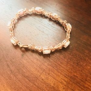 Semiprecious opal bracelet